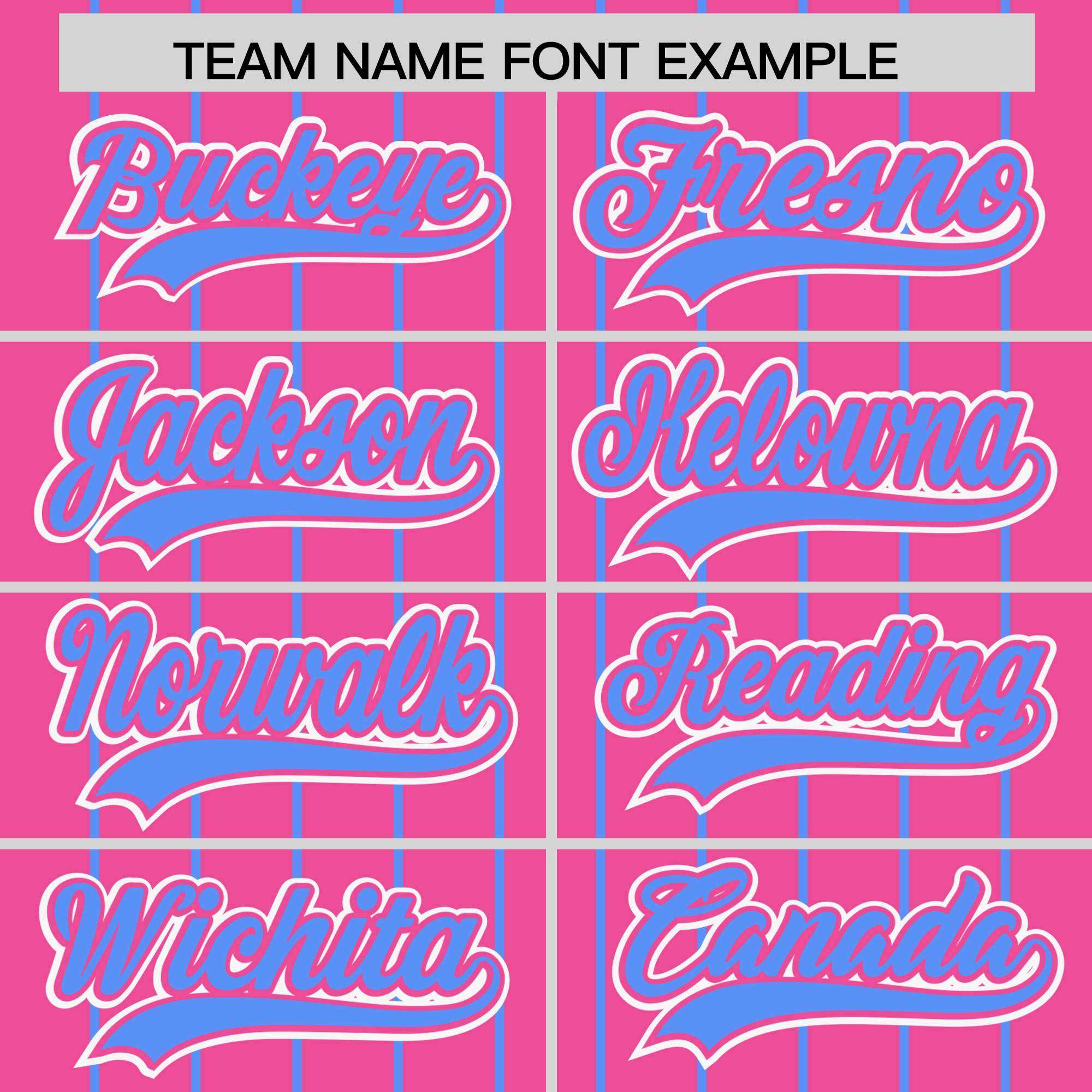 Custom Pink Powder Blue Stripe Fashion Sleeves Gradient Authentic Baseball Jersey
