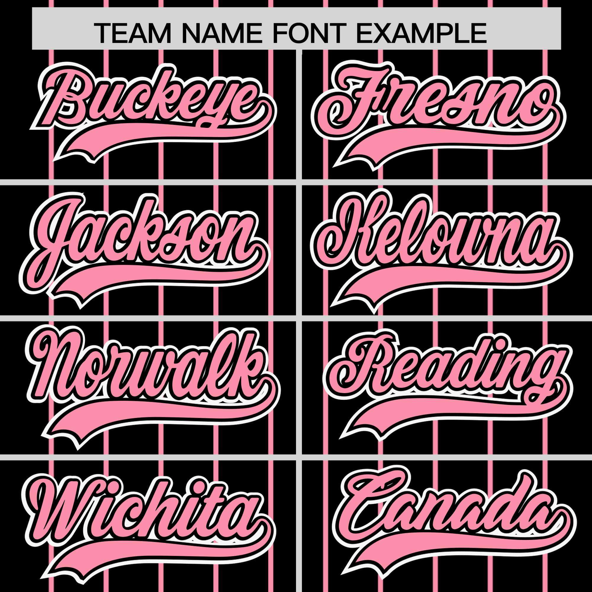 Custom Black Light Pink Stripe Fashion Sleeves Gradient Authentic Baseball Jersey
