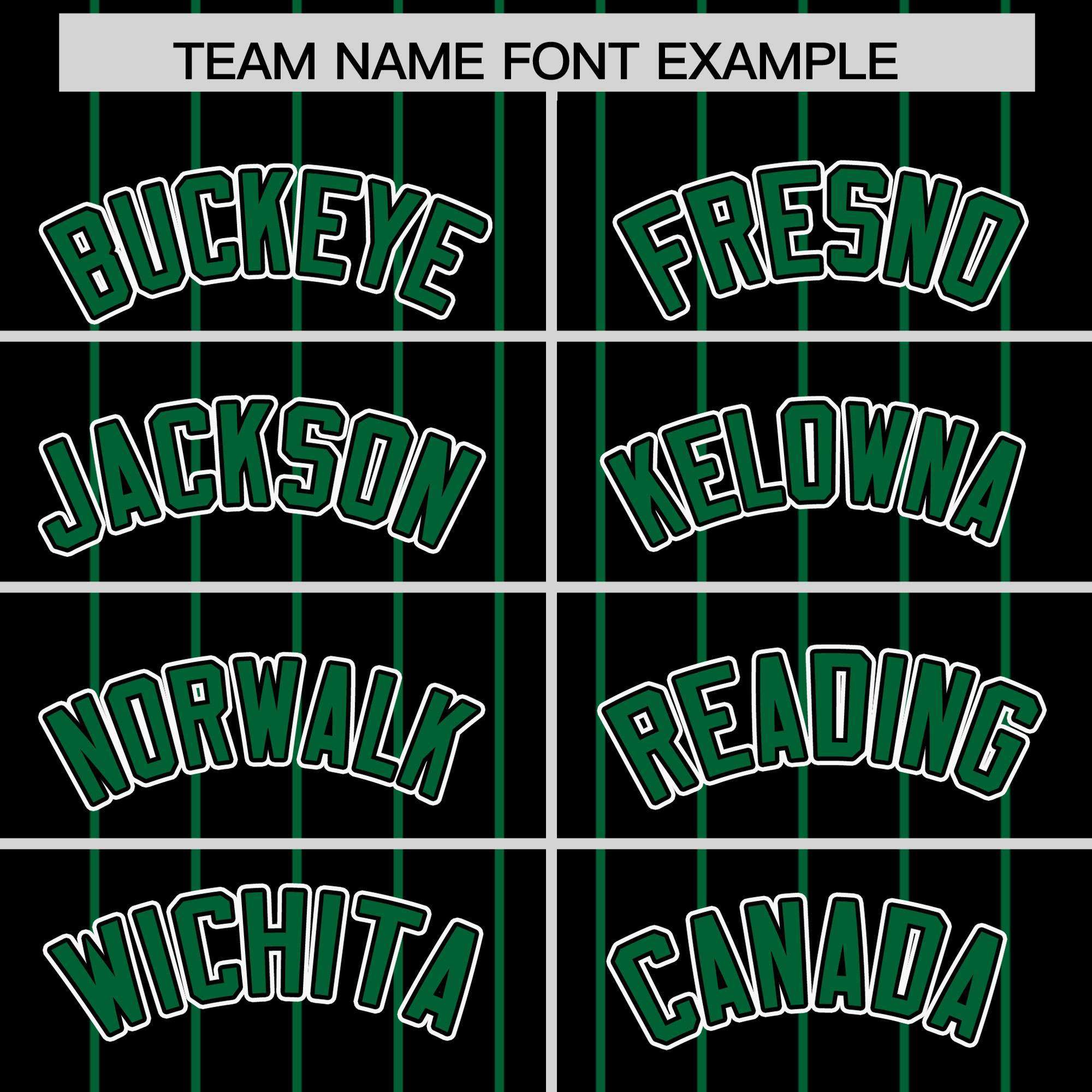 Custom Black Kelly Green Stripe Fashion Sleeves Gradient Authentic Baseball Jersey