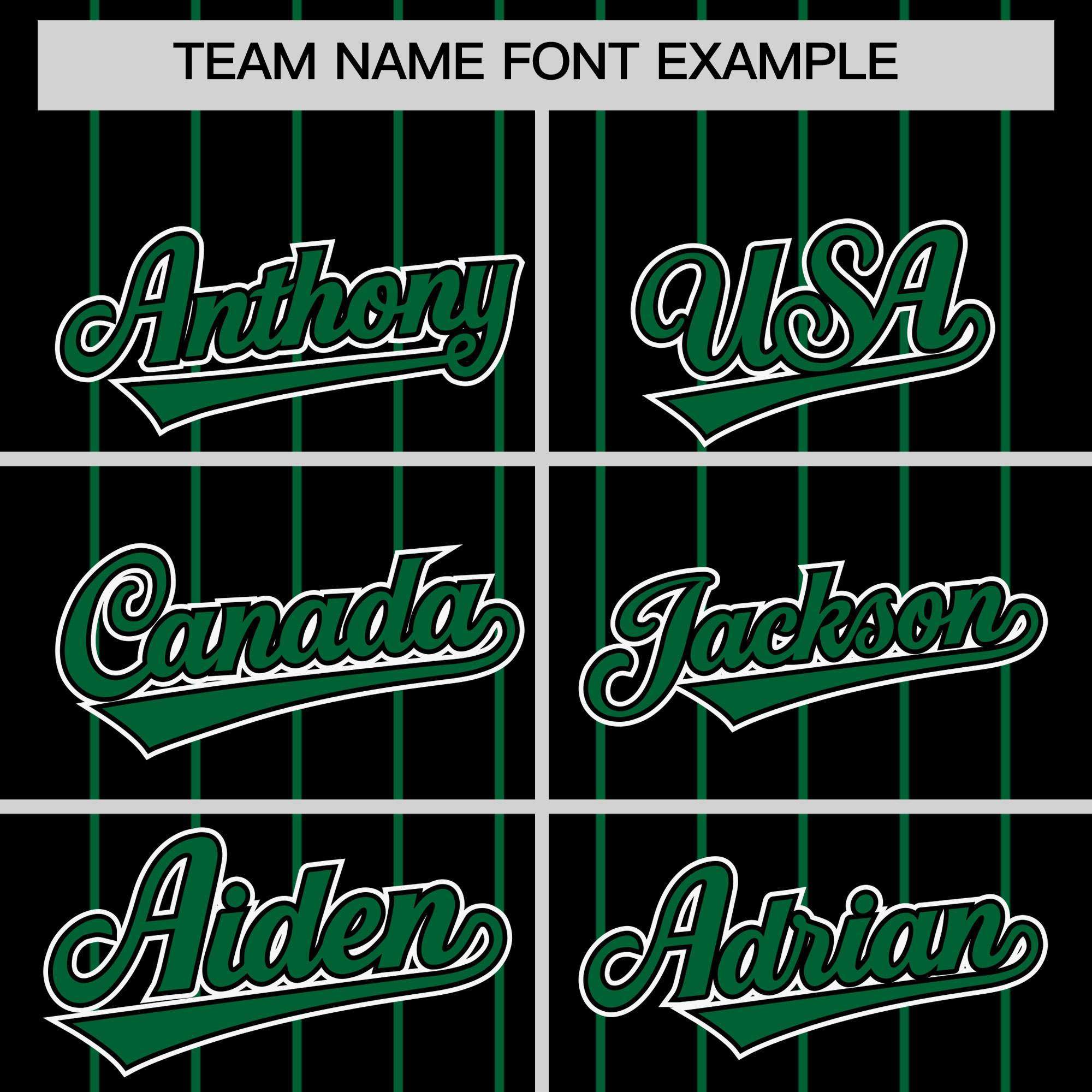 Custom Black Kelly Green Stripe Fashion Sleeves Gradient Authentic Baseball Jersey