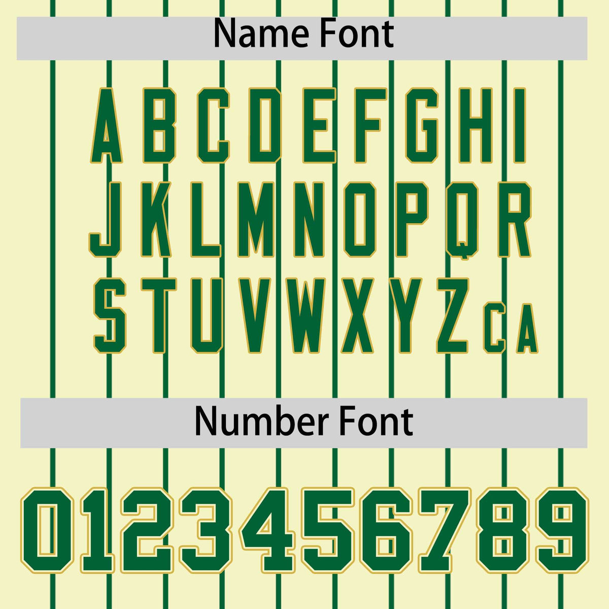 Custom Cream Kelly Green Stripe Fashion Sleeves Gradient Authentic Baseball Jersey