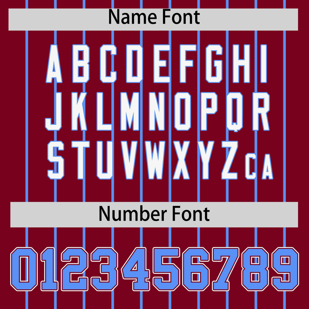 Custom Crimson Powder Blue Stripe Fashion Sleeves Gradient Authentic Baseball Jersey