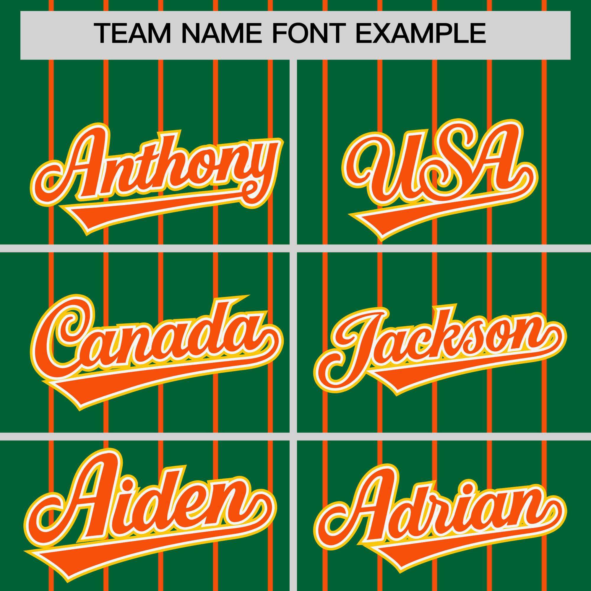 Custom Kelly Green Orange Stripe Fashion Sleeves Gradient Authentic Baseball Jersey