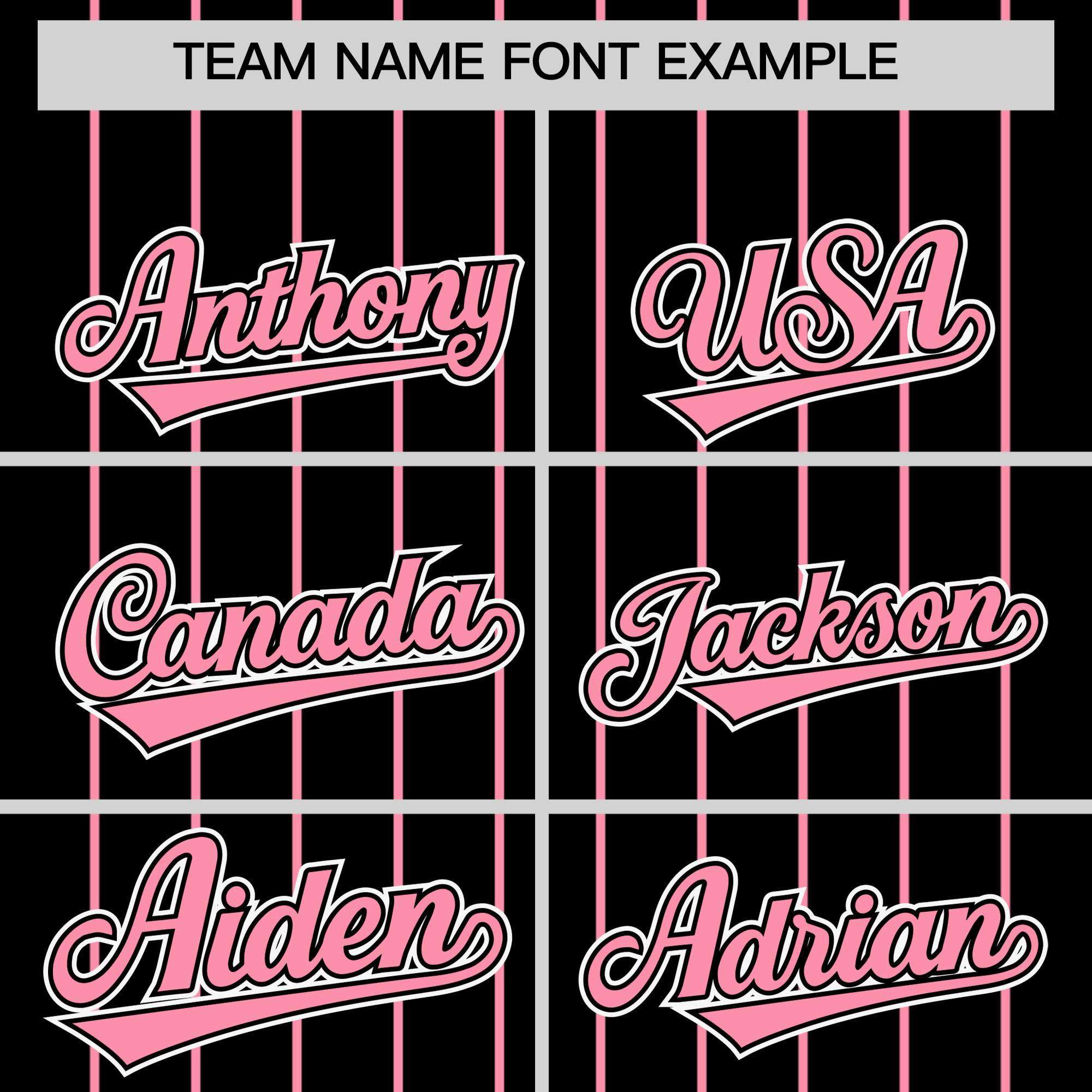 Custom Black Light Pink Stripe Fashion Sleeves Gradient Authentic Baseball Jersey