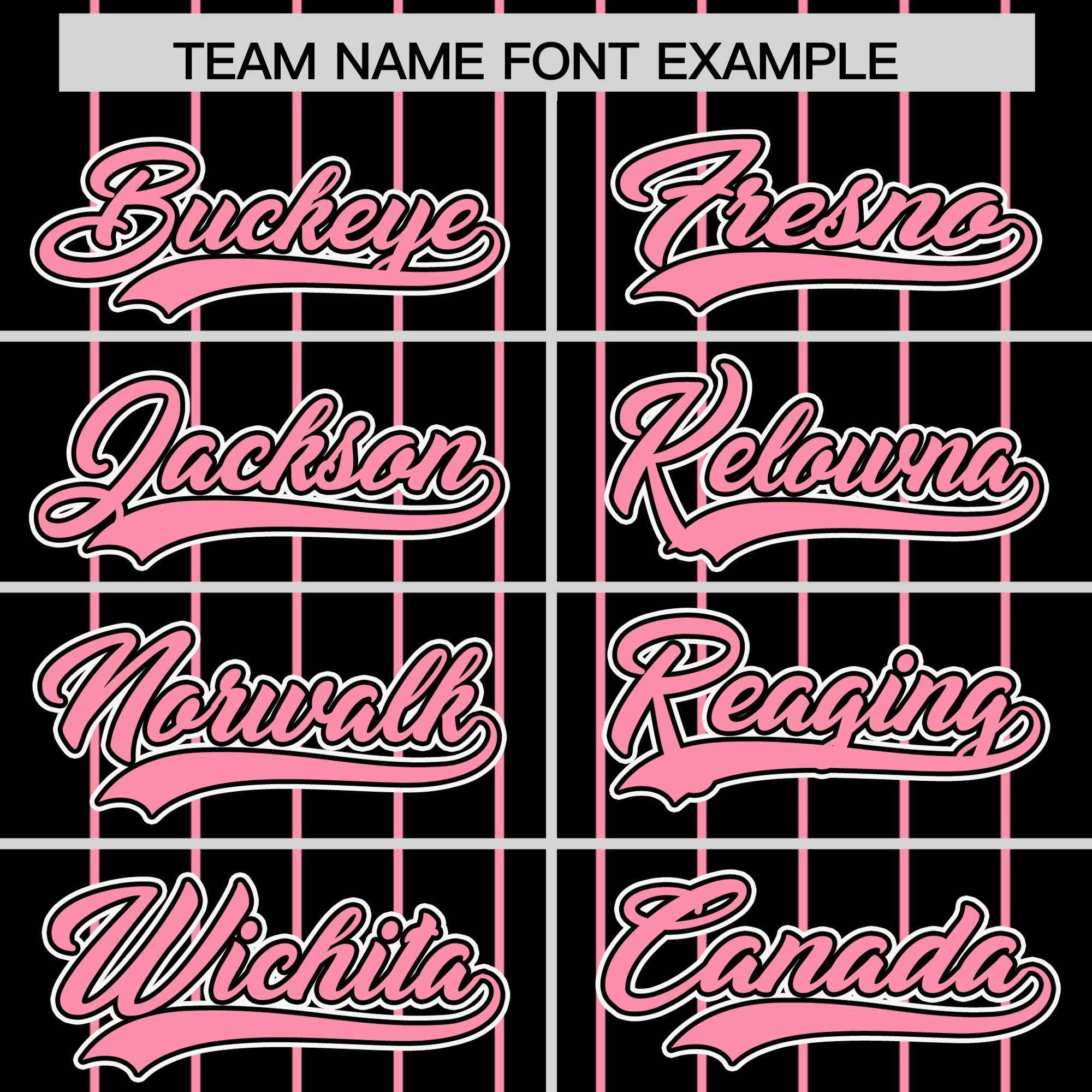 Custom Black Light Pink Stripe Fashion Sleeves Gradient Authentic Baseball Jersey