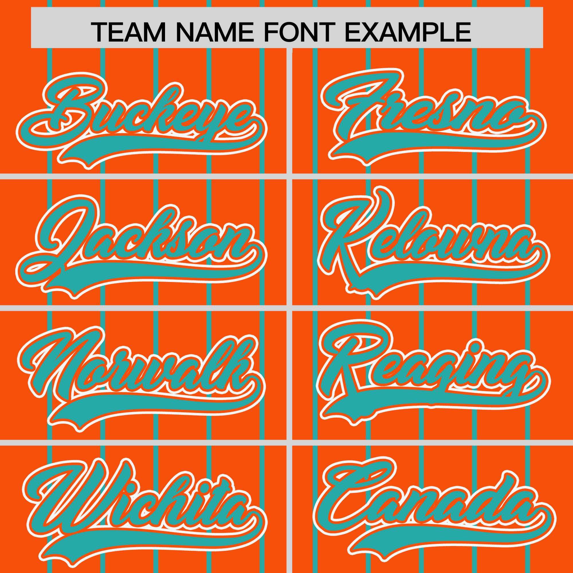 Custom Orange Aqua Stripe Fashion Sleeves Gradient Authentic Baseball Jersey