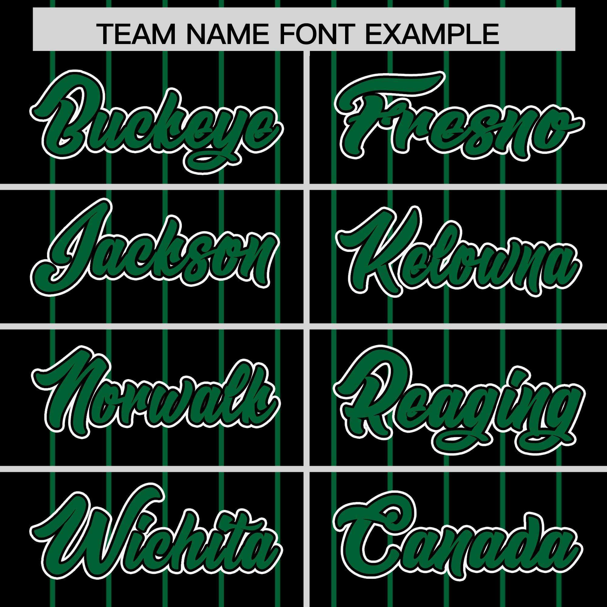 Custom Black Kelly Green Stripe Fashion Sleeves Gradient Authentic Baseball Jersey