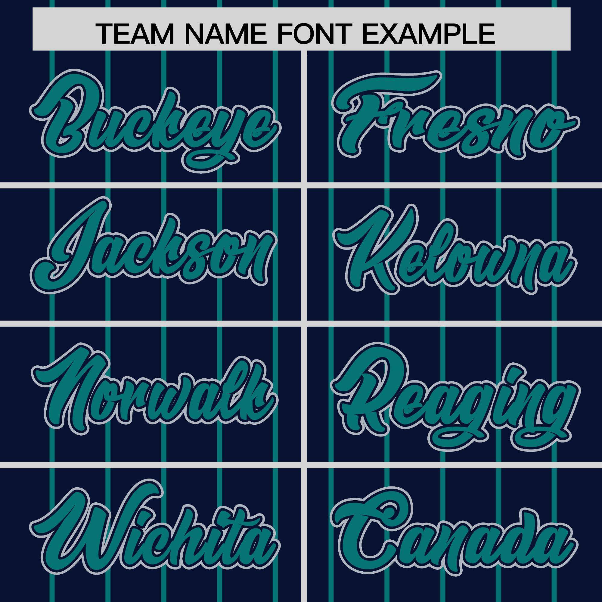 Custom Navy Aqua Stripe Fashion Sleeves Gradient Authentic Baseball Jersey