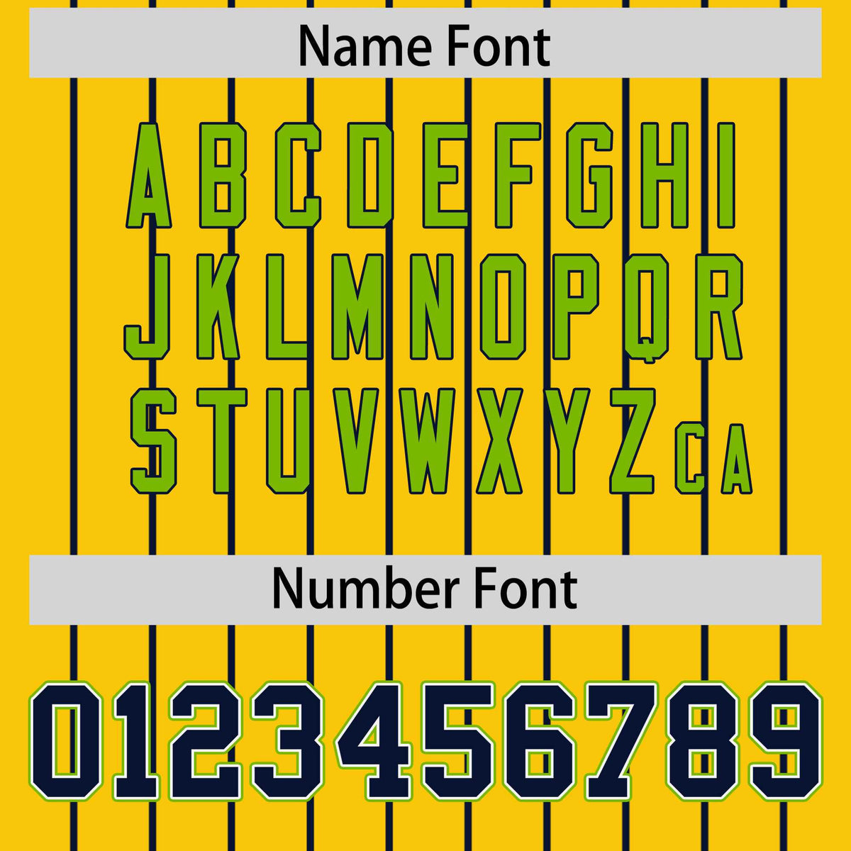 Custom Gold Navy Stripe Fashion Sleeves Gradient Authentic Baseball Jersey