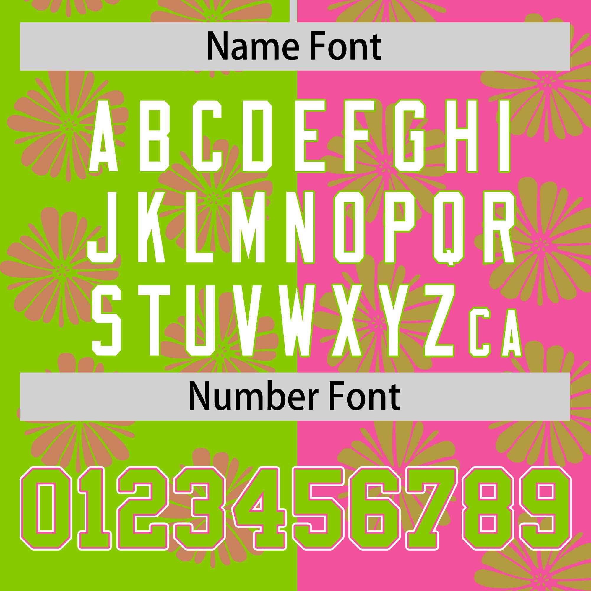 Custom Neon Green Pink Split Fashion Flower Graffiti Pattern Authentic Baseball Jersey