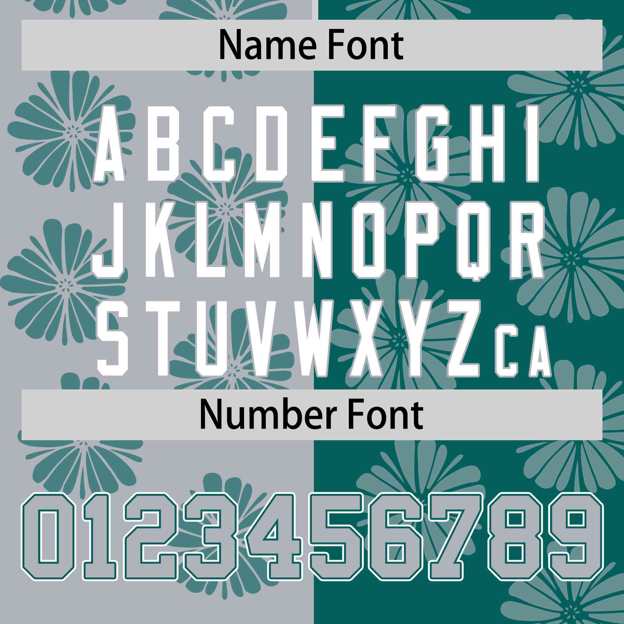 Custom Light Gray Aqua Split Fashion Flower Graffiti Pattern Authentic Baseball Jersey