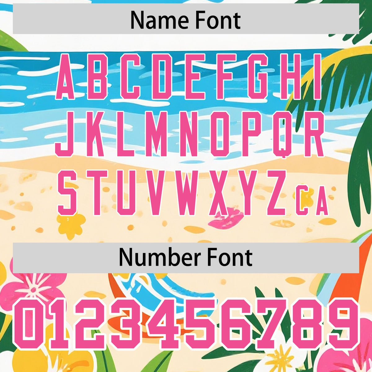 Custom White Pink Palm Tree Pattern Graffiti Hawaiian Style Baseball Jersey| KXKSHOP