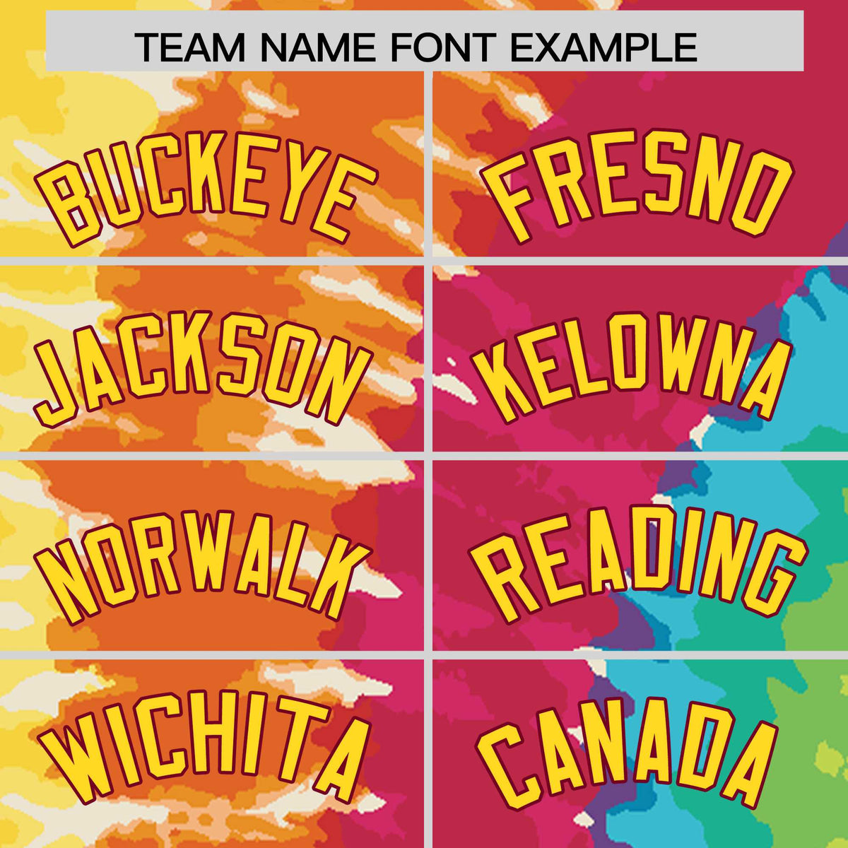 Custom Multi Color Tie-Dye Graffiti Pattern Authentic Baseball Jersey| KXKSHOP