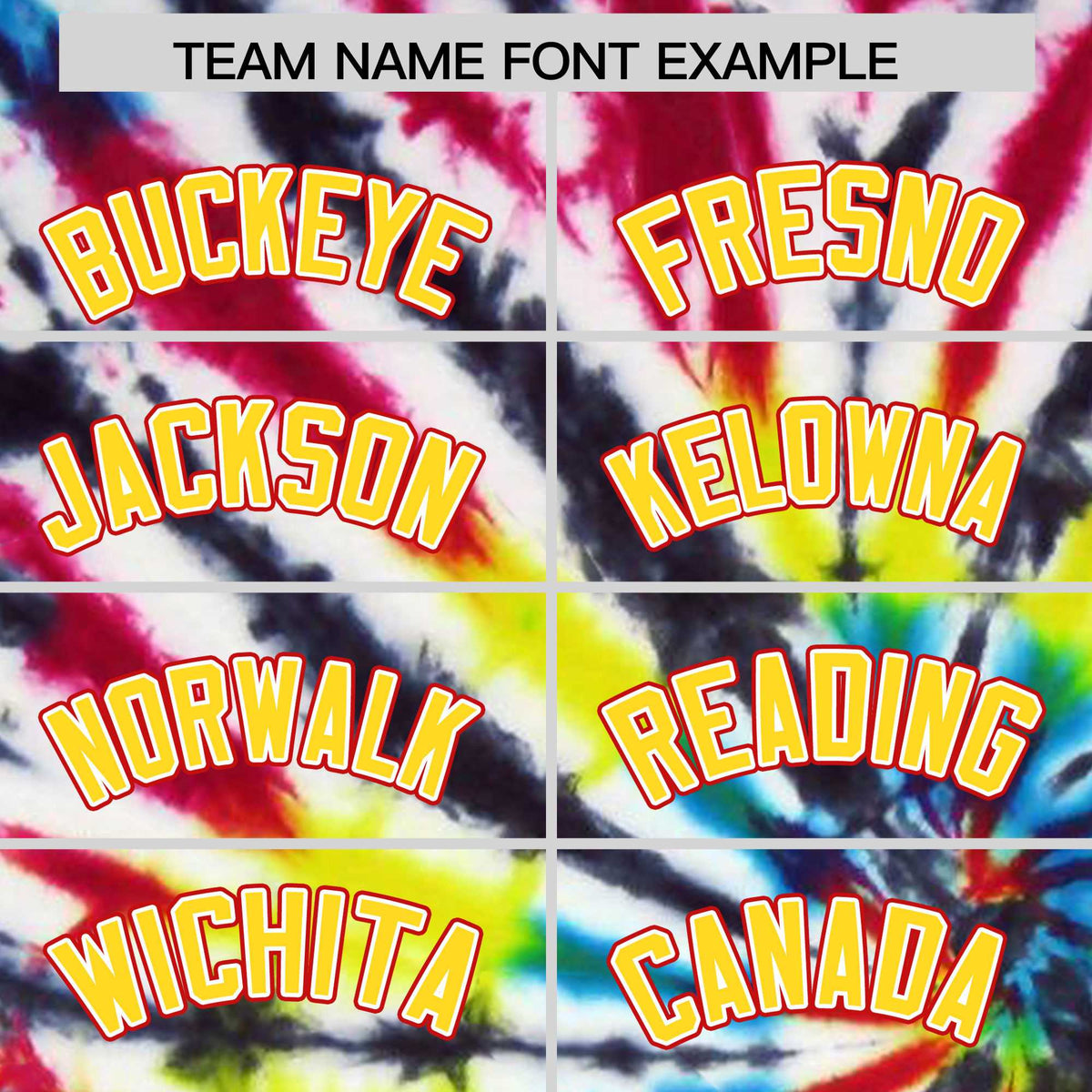 Custom Multi Color Tie-Dye Graffiti Pattern Authentic Baseball Jersey| KXKSHOP