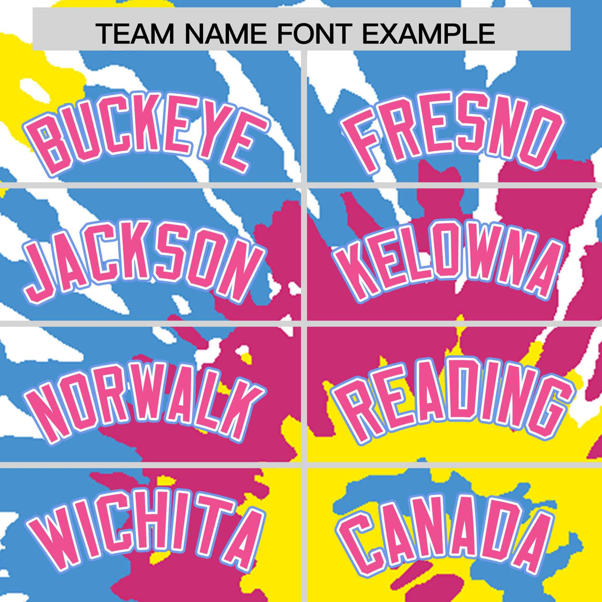 Custom Multi Color Tie-Dye Graffiti Pattern Authentic Baseball Jersey| KXKSHOP