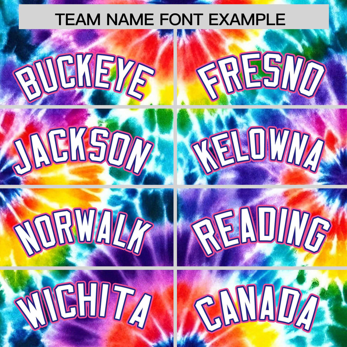 Custom Multi Color Tie-Dye Graffiti Pattern Authentic Baseball Jersey| KXKSHOP