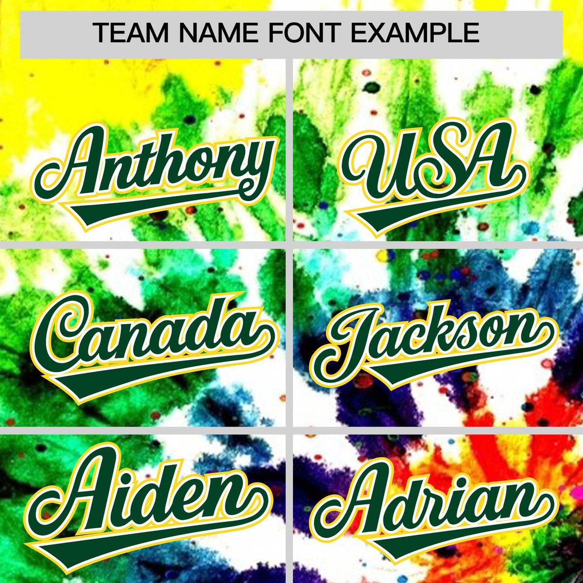 Custom Multi Color Tie-Dye Graffiti Pattern Authentic Baseball Jersey| KXKSHOP