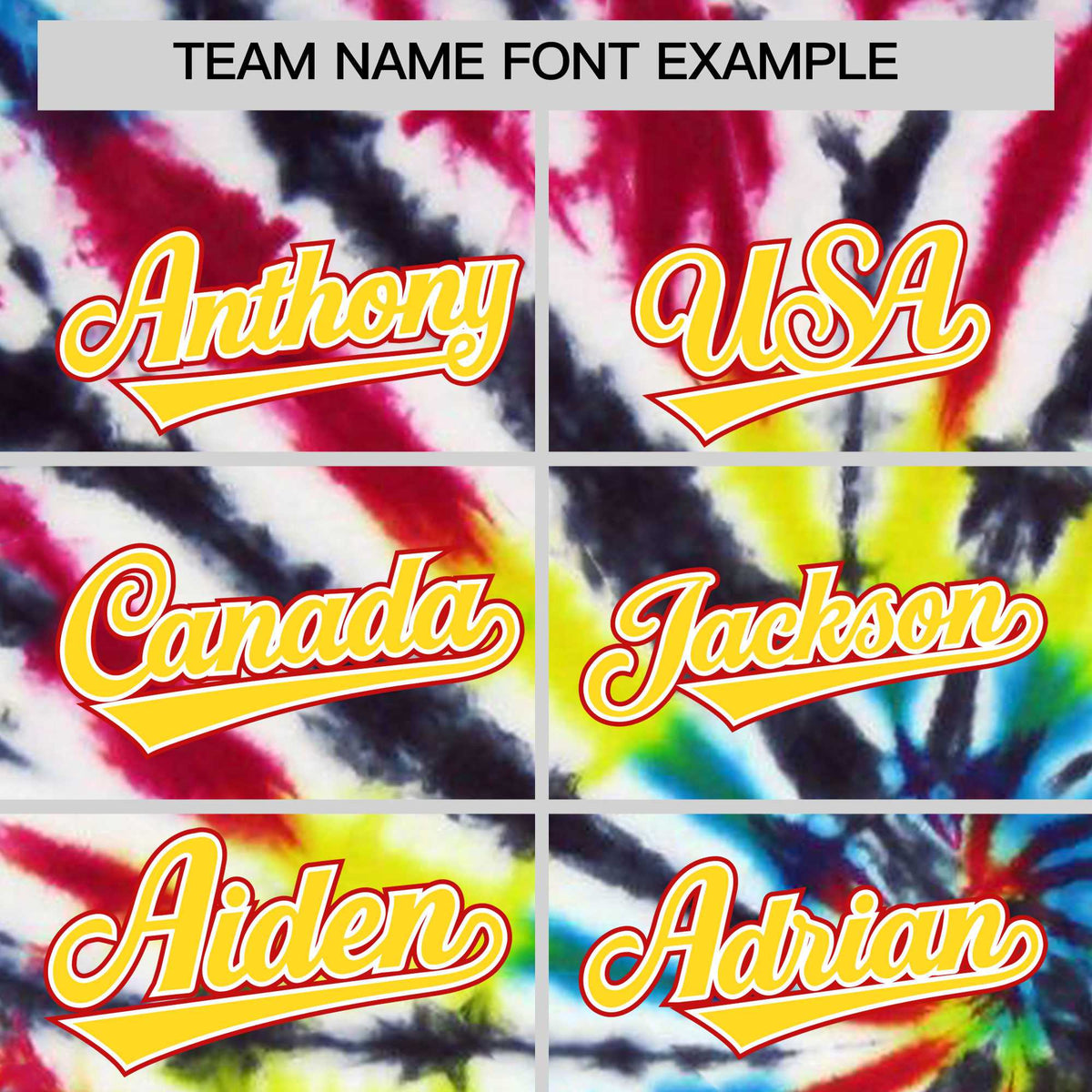 Custom Multi Color Tie-Dye Graffiti Pattern Authentic Baseball Jersey| KXKSHOP