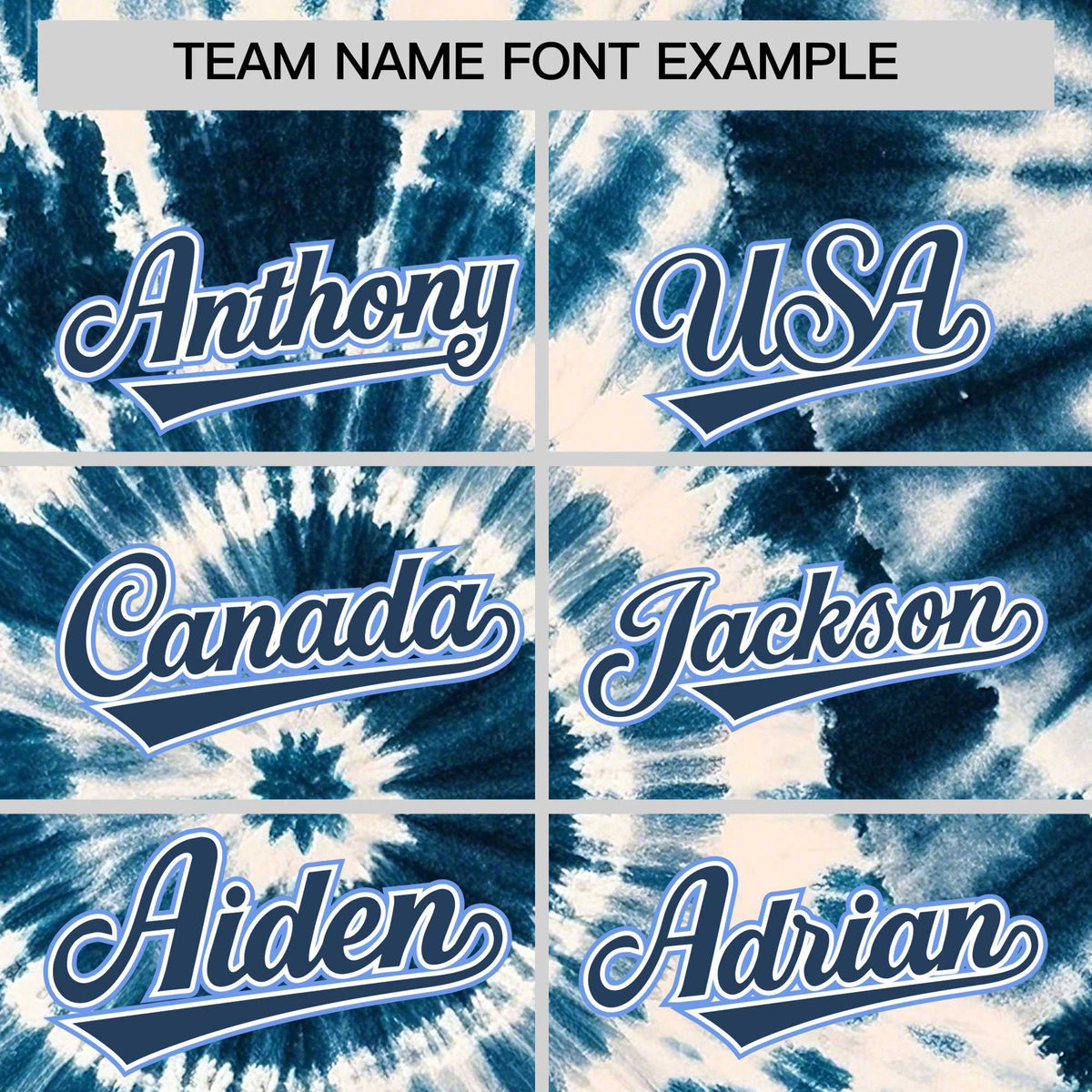 Custom Midnight Blue Tie-Dye Graffiti Pattern Authentic Baseball Jersey| KXKSHOP