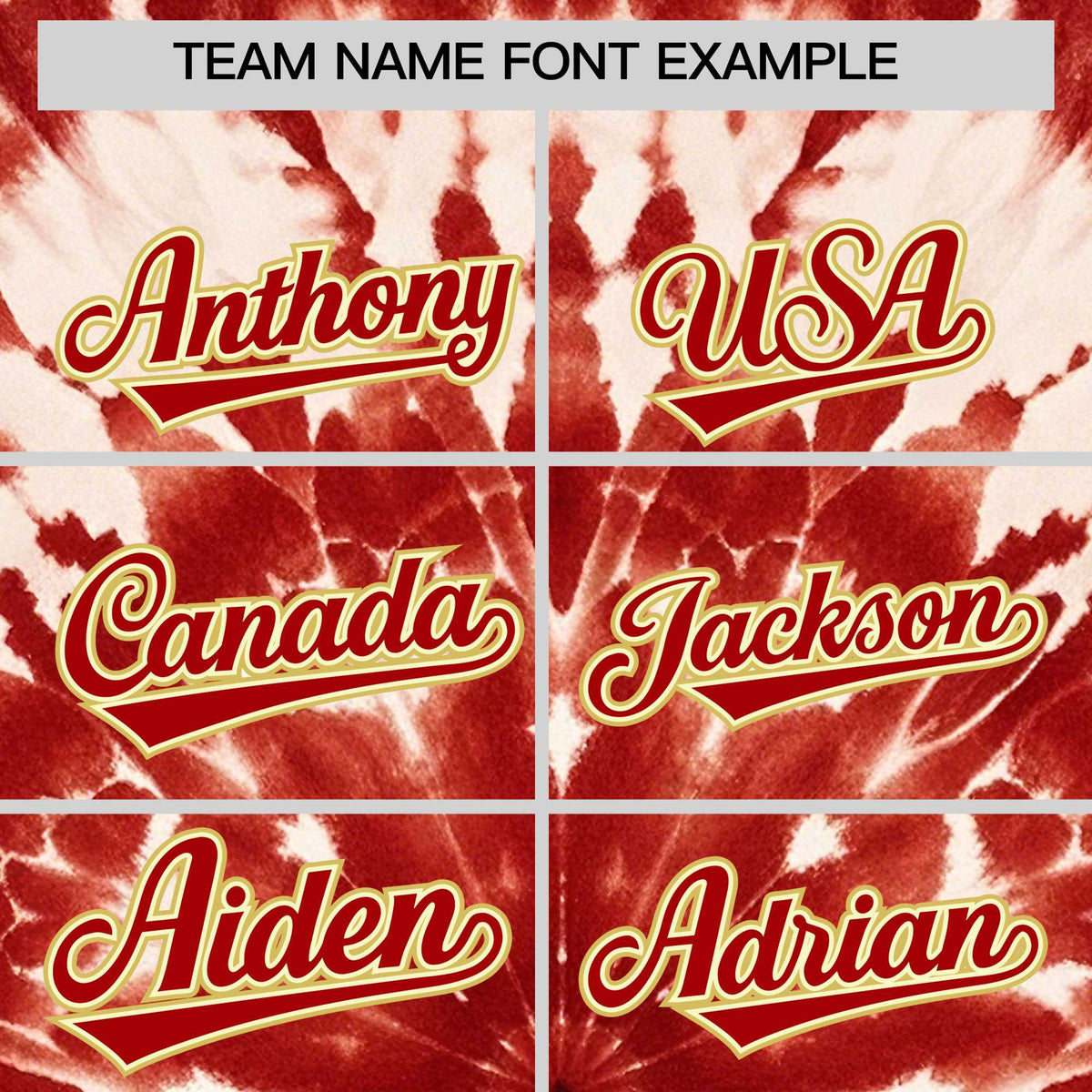 Custom Red Tie-Dye Graffiti Pattern Authentic Baseball Jersey| KXKSHOP