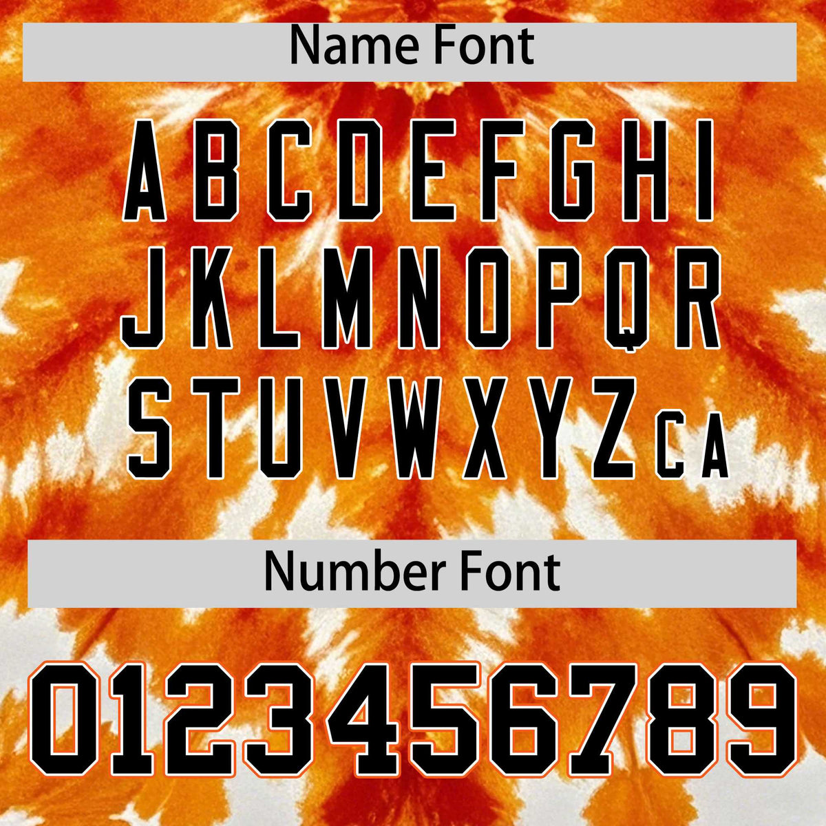 Custom Orange Tie-Dye Graffiti Pattern Authentic Baseball Jersey| KXKSHOP