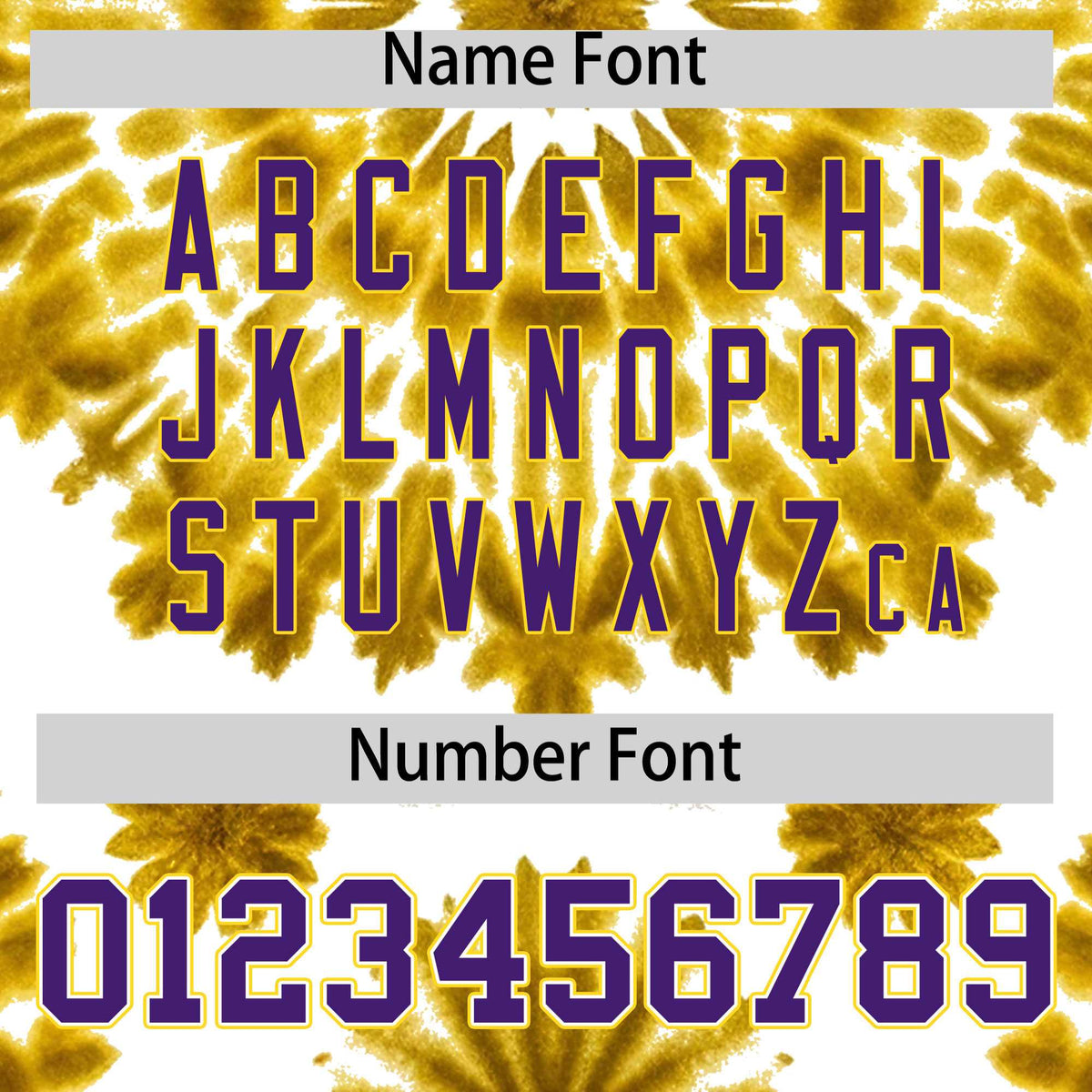 Custom Gold Tie-Dye Graffiti Pattern Authentic Baseball Jersey| KXKSHOP