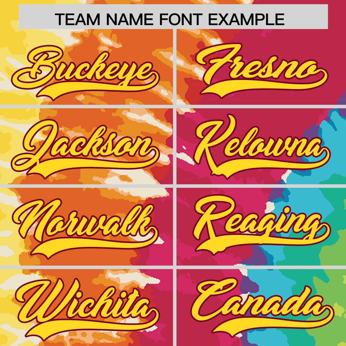 Custom Multi Color Tie-Dye Graffiti Pattern Authentic Baseball Jersey| KXKSHOP