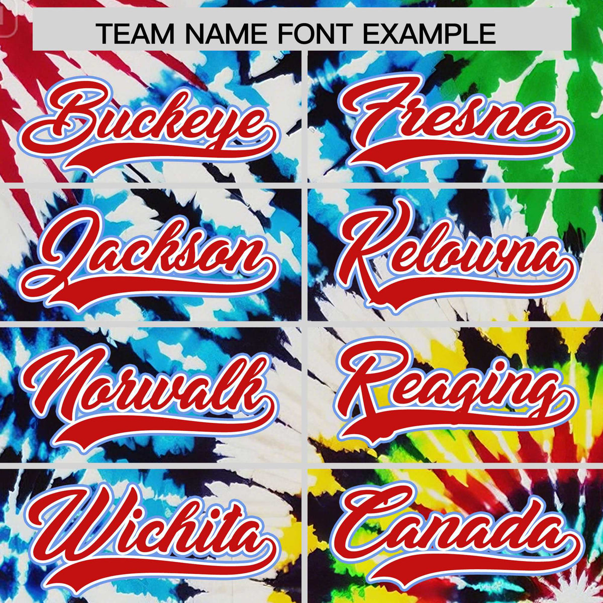 Custom Multi Color Tie-Dye Graffiti Pattern Authentic Baseball Jersey| KXKSHOP
