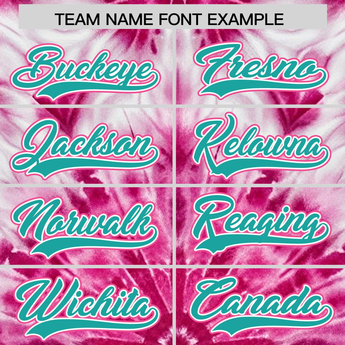 Custom Pink Tie-Dye Graffiti Pattern Authentic Baseball Jersey| KXKSHOP