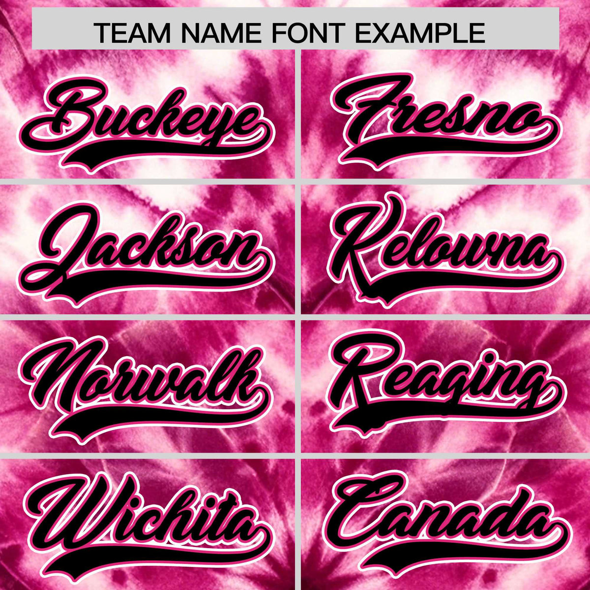 Custom Pink Tie-Dye Graffiti Pattern Authentic Baseball Jersey| KXKSHOP