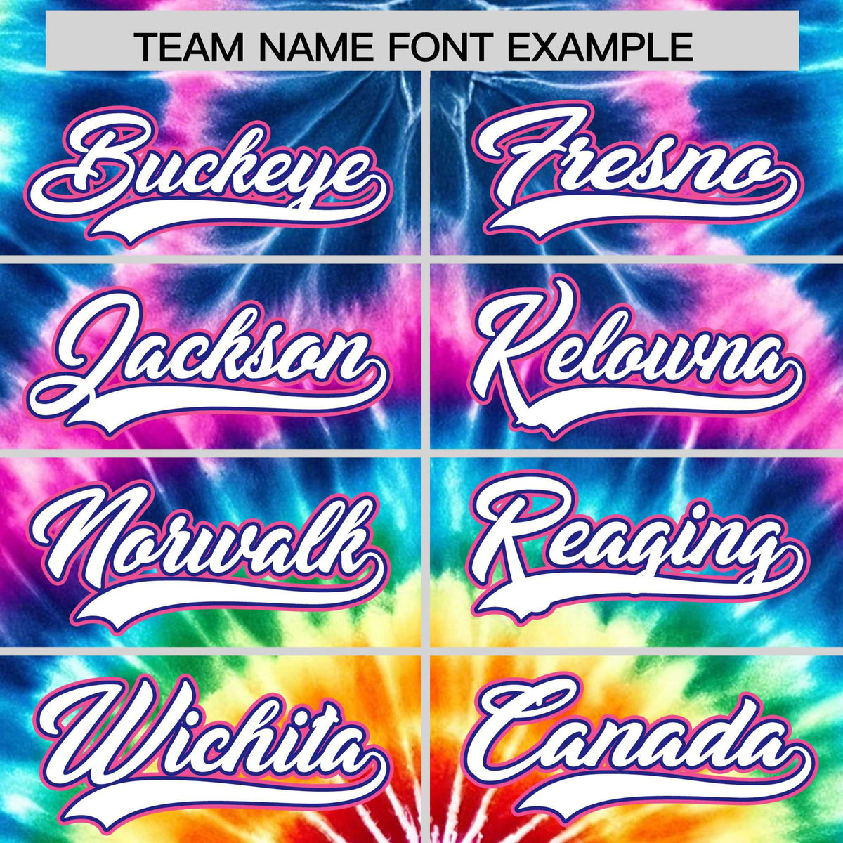 Custom Royal Tie-Dye Graffiti Pattern Authentic Baseball Jersey| KXKSHOP