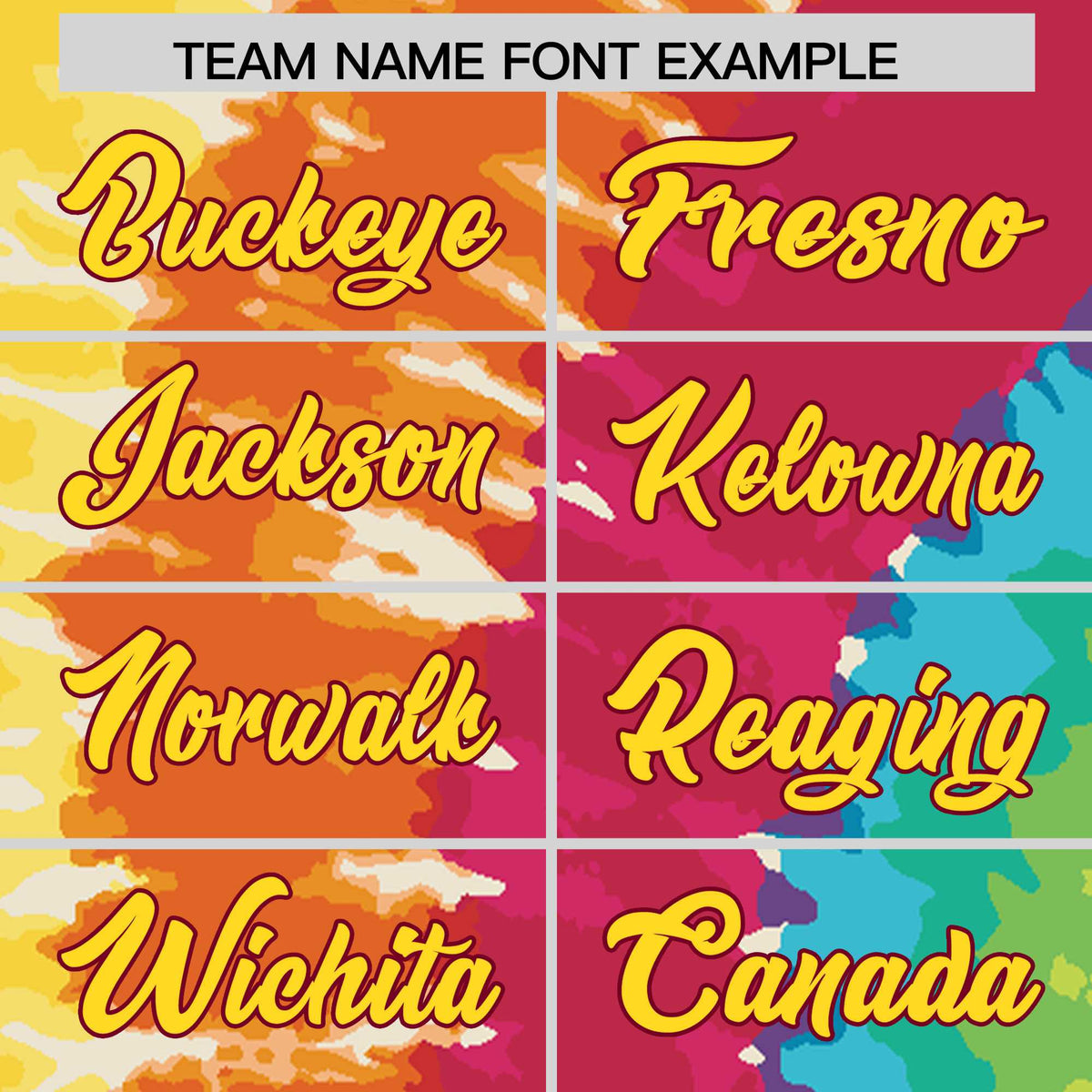 Custom Multi Color Tie-Dye Graffiti Pattern Authentic Baseball Jersey| KXKSHOP