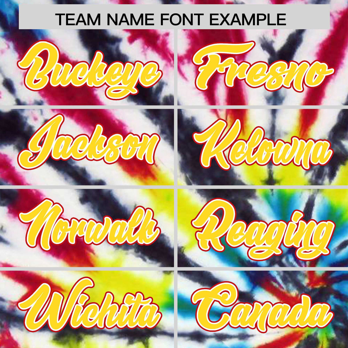 Custom Multi Color Tie-Dye Graffiti Pattern Authentic Baseball Jersey| KXKSHOP