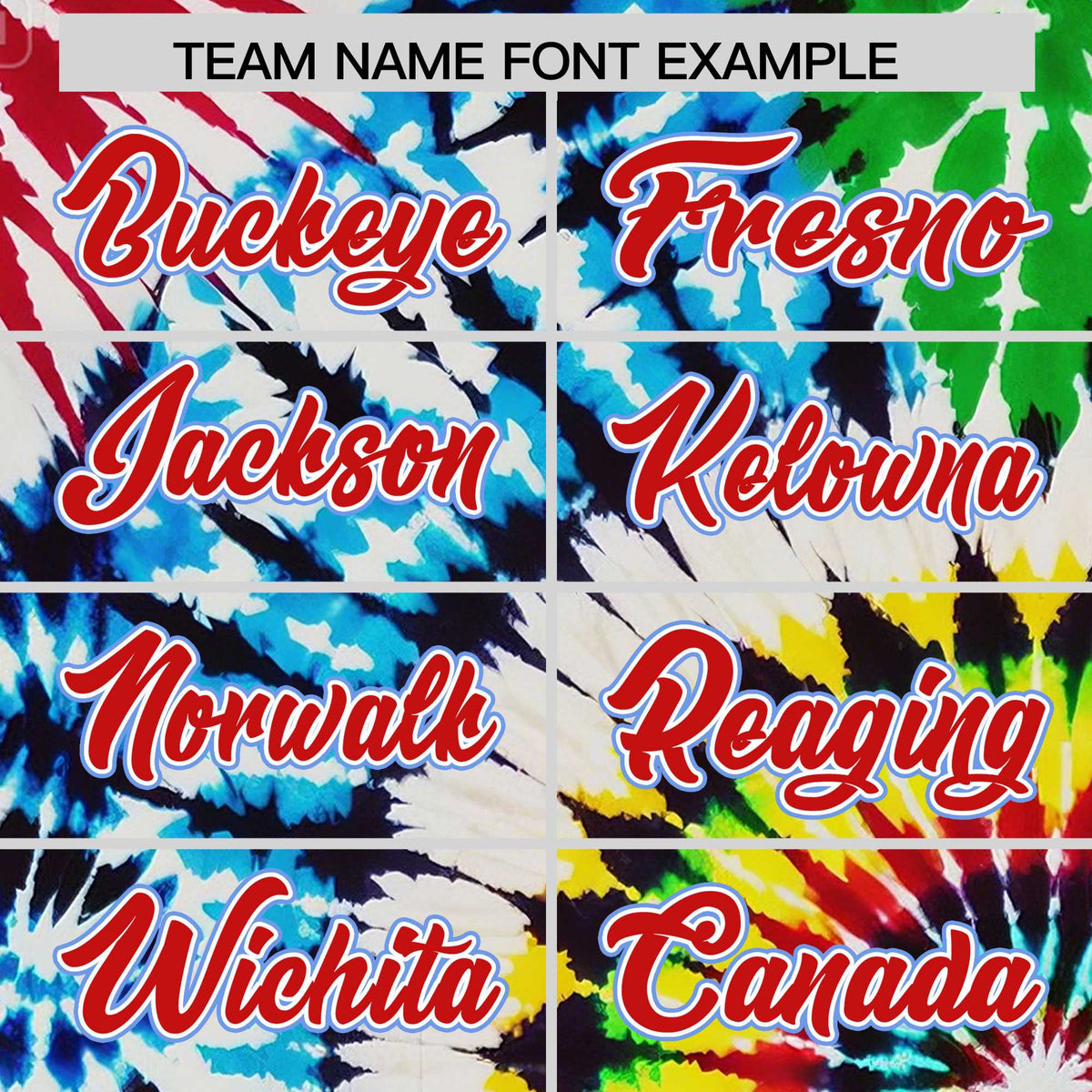 Custom Multi Color Tie-Dye Graffiti Pattern Authentic Baseball Jersey| KXKSHOP