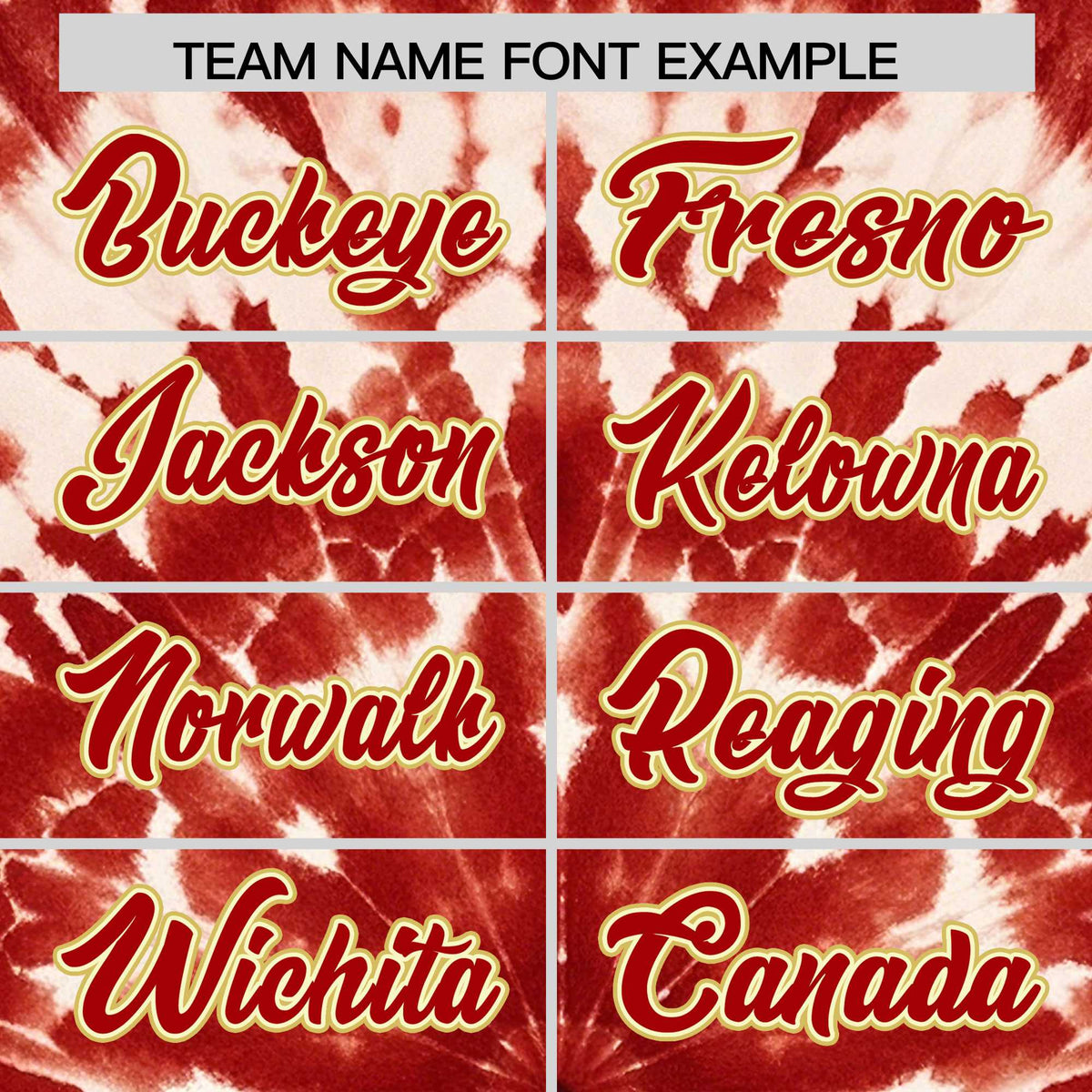 Custom Red Tie-Dye Graffiti Pattern Authentic Baseball Jersey| KXKSHOP