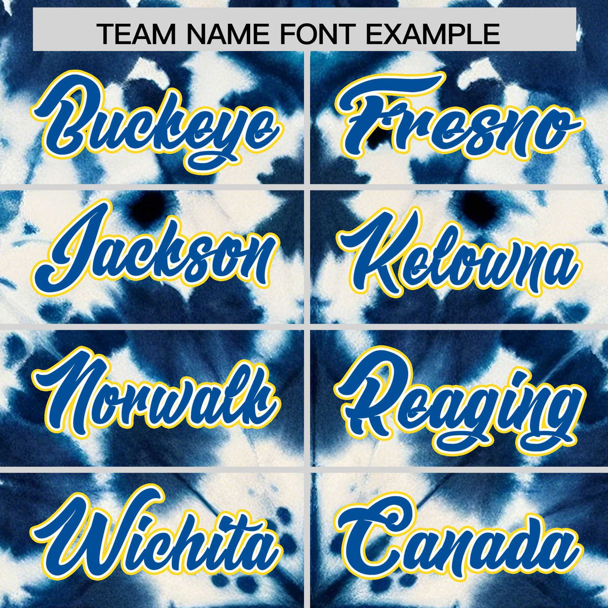 Custom Royal Tie-Dye Graffiti Pattern Authentic Baseball Jersey| KXKSHOP