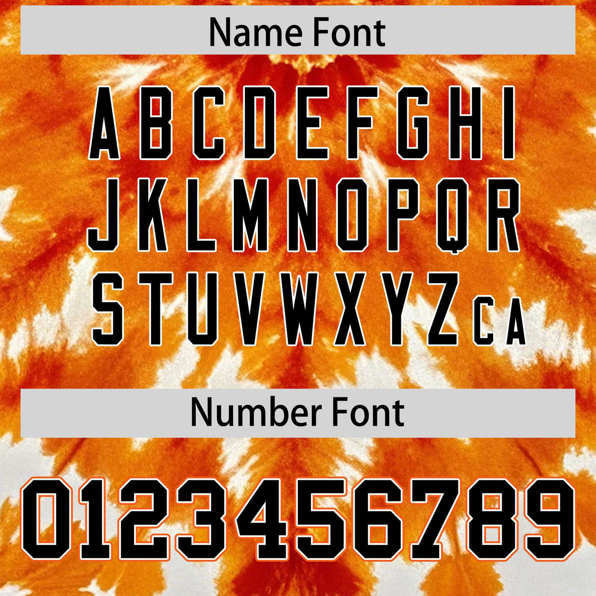 Custom Orange Tie-Dye Graffiti Pattern Authentic Baseball Jersey| KXKSHOP