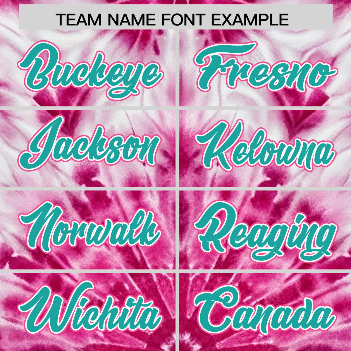 Custom Pink Tie-Dye Graffiti Pattern Authentic Baseball Jersey| KXKSHOP