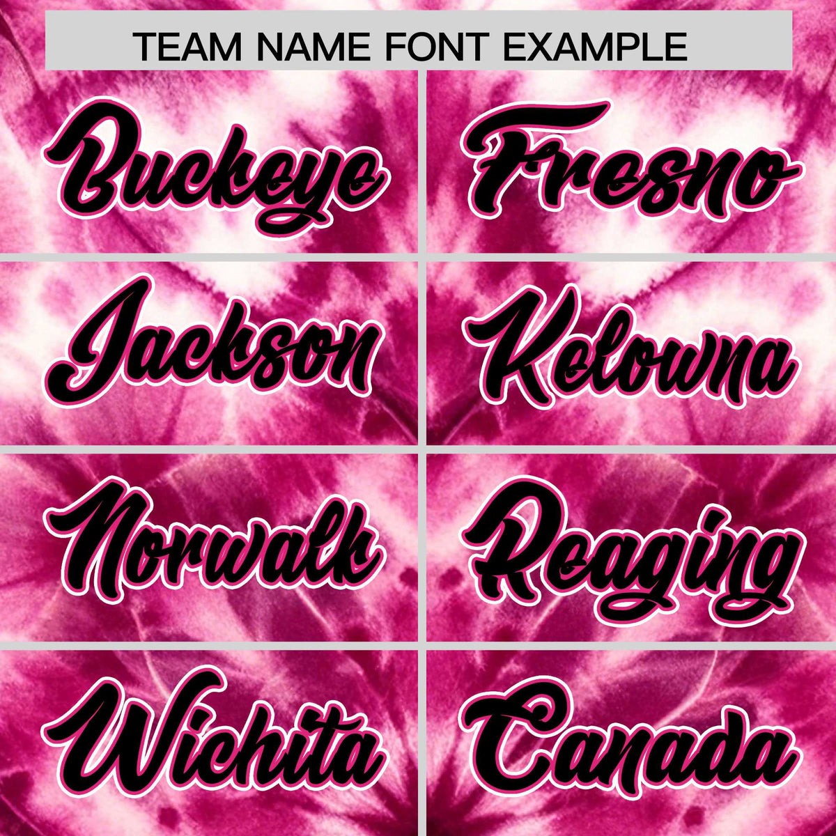 Custom Pink Tie-Dye Graffiti Pattern Authentic Baseball Jersey| KXKSHOP