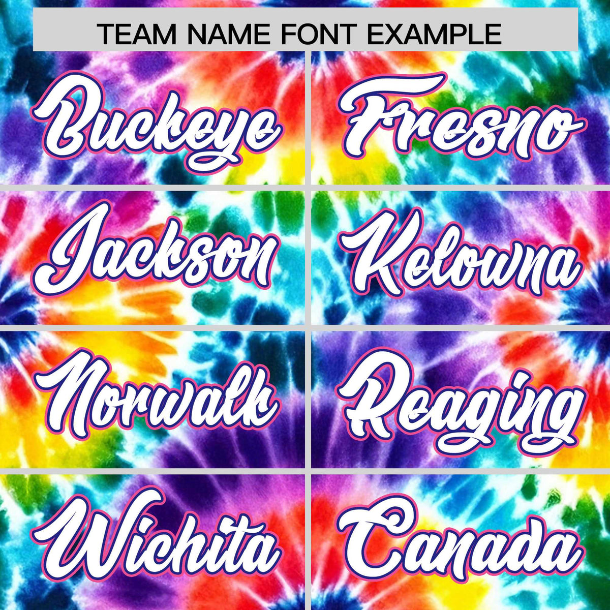 Custom Multi Color Tie-Dye Graffiti Pattern Authentic Baseball Jersey| KXKSHOP