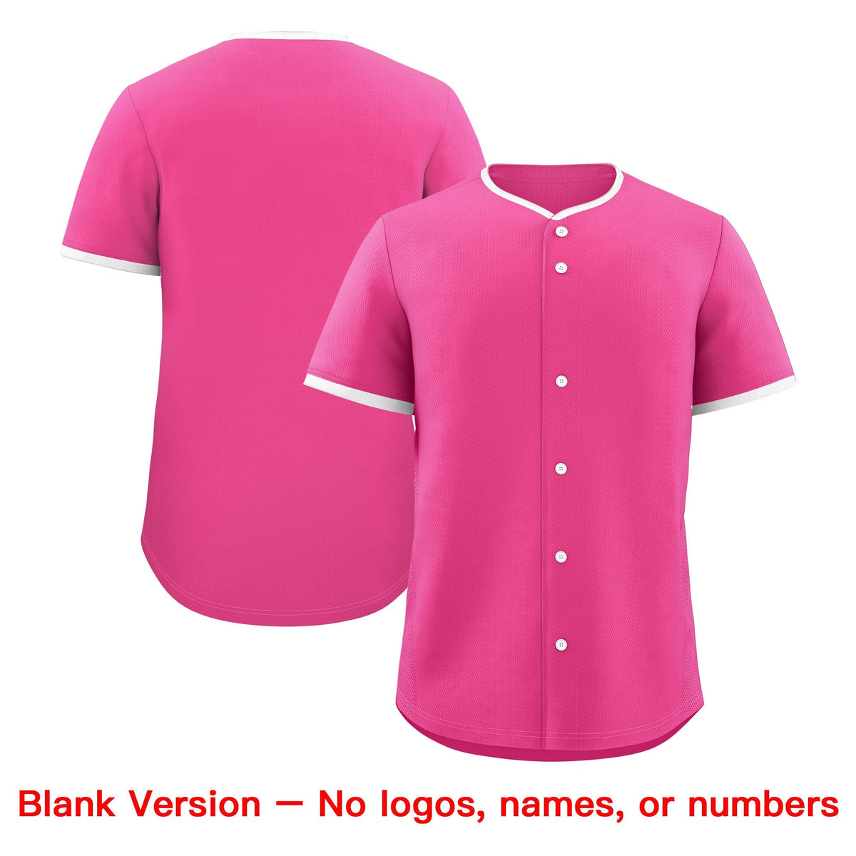 Custom Pink White Light Pink Classic Style Stitched Sports Uniform For Men Women Youth Personalized Lightweight Baseball Jersey| KXKSHOP
