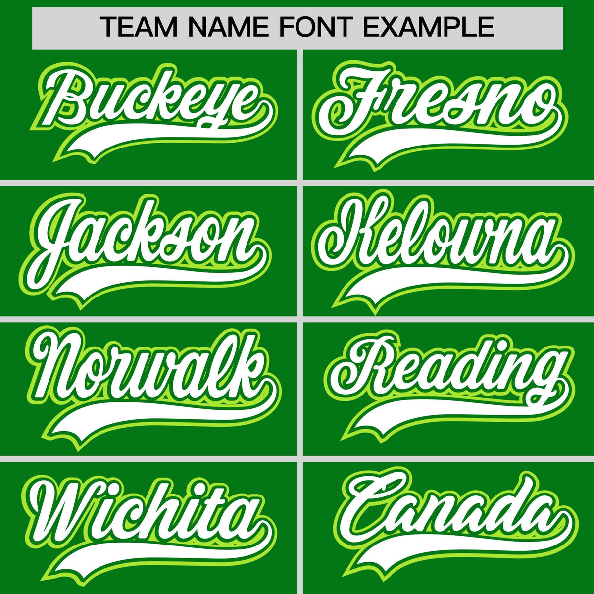 Custom Kelly Green White Neon Green Classic Style Stitched Sports Uniform For Men Women Youth Personalized Quick Dry Baseball Jersey| KXKSHOP