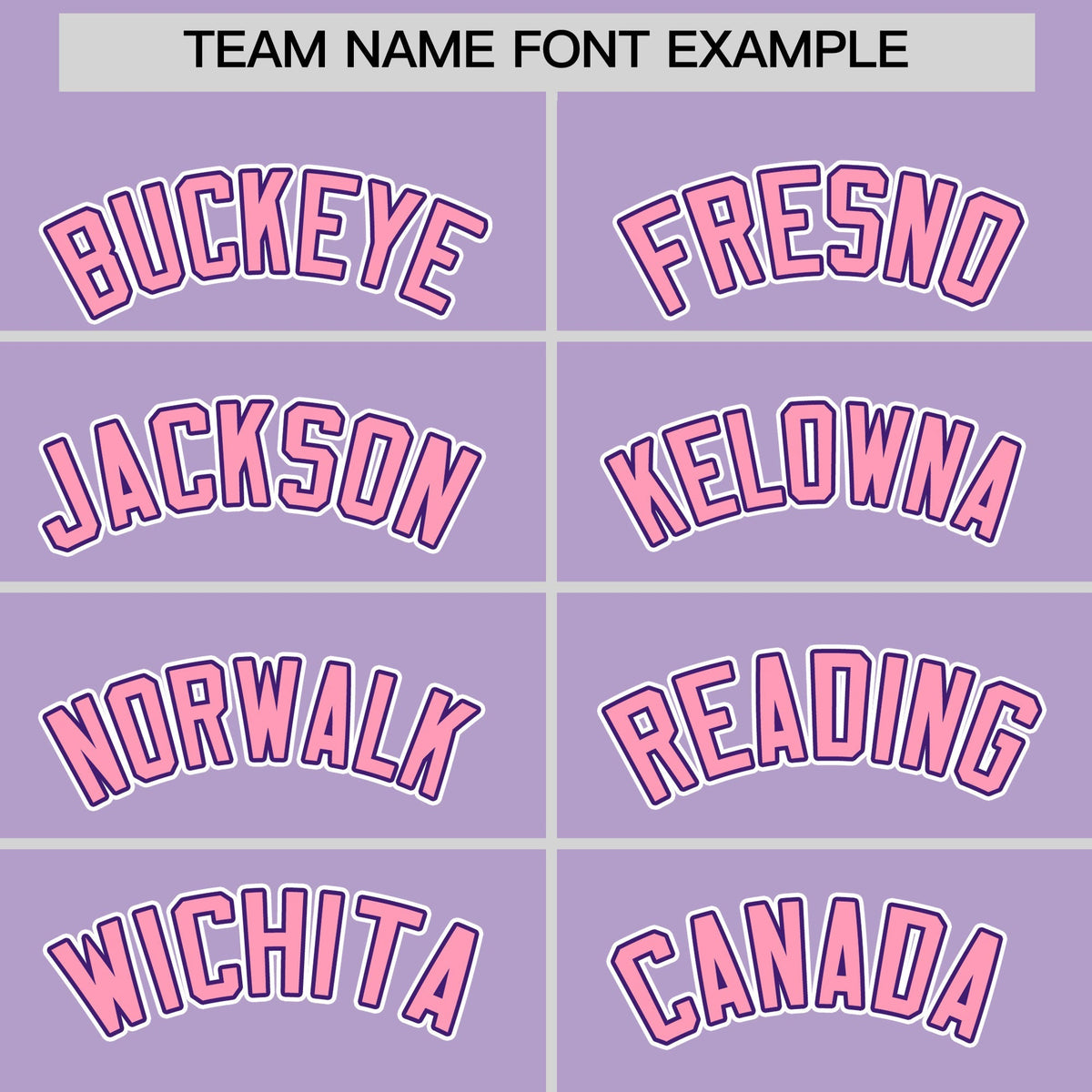 Custom Light Purple White Purple Classic Style Stitched Sports Uniform For Men Women Youth Personalized Quick Dry Baseball Jersey| KXKSHOP