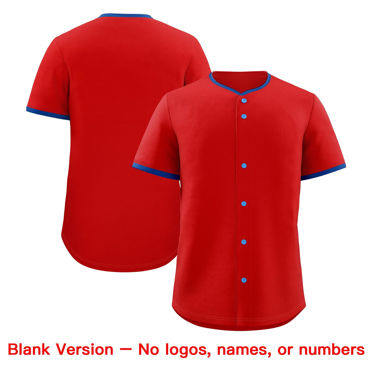 Custom Red Royal White Classic Style Stitched Sports Uniform For Men Women Youth Personalized Lightweight Baseball Jersey| KXKSHOP
