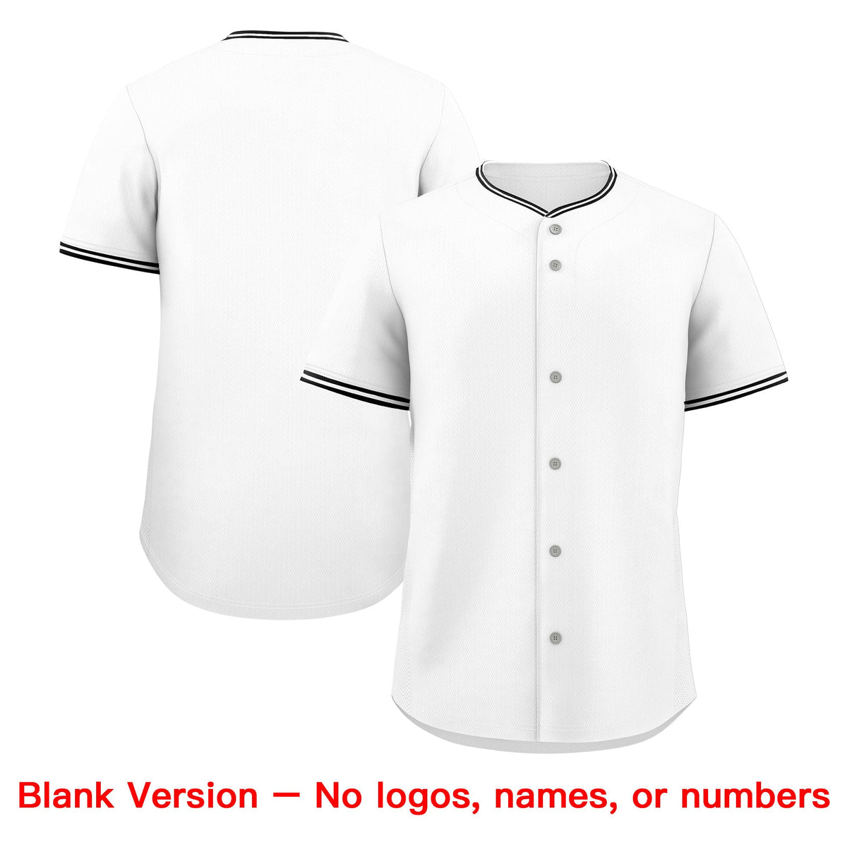 Custom White Black Gray Classic Style Stitched Sports Uniform For Men Women Youth Personalized Lightweight Baseball Jersey| KXKSHOP