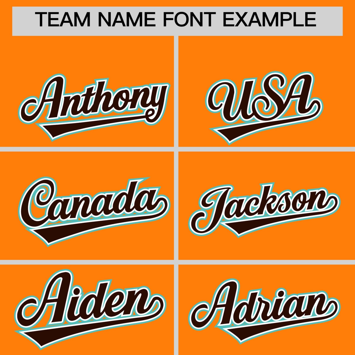 Custom Orange Brown White Classic Style Stitched Sports Uniform For Men Women Youth Personalized Quick Dry Baseball Jersey| KXKSHOP