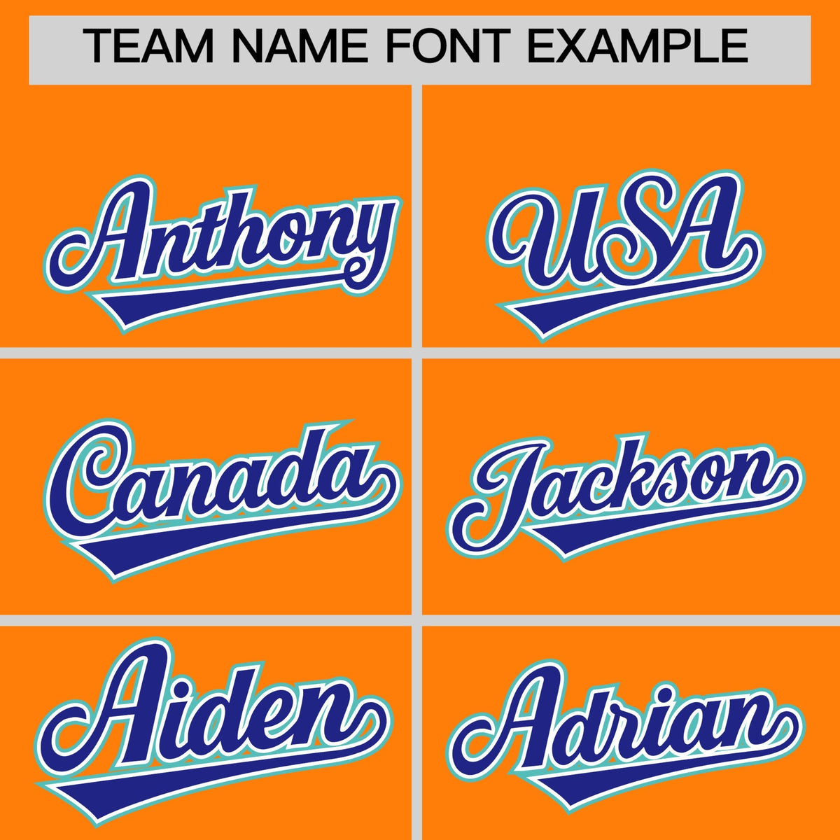 Custom Orange White Royal Classic Style Stitched Sports Uniform For Men Women Youth Personalized Lightweight Baseball Jersey| KXKSHOP