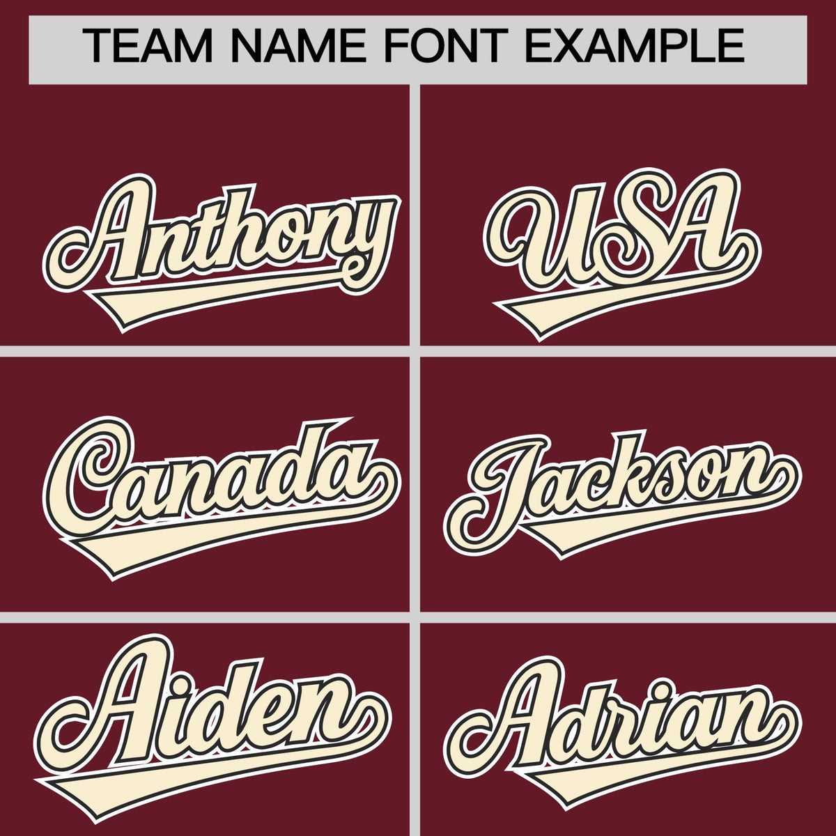 Custom Maroon Crimson Cream Classic Style Stitched Sports Uniform For Men Women Youth Personalized Lightweight Baseball Jersey| KXKSHOP
