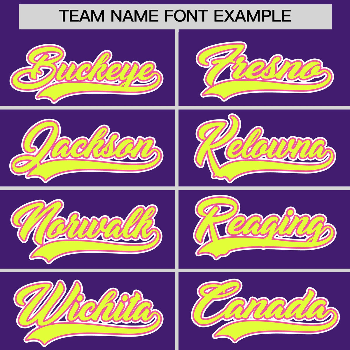 Custom Purple Rose Red Fluorescent Green Classic Style Stitched Sports Uniform For Men Women Youth Personalized Lightweight Baseball Jersey| KXKSHOP