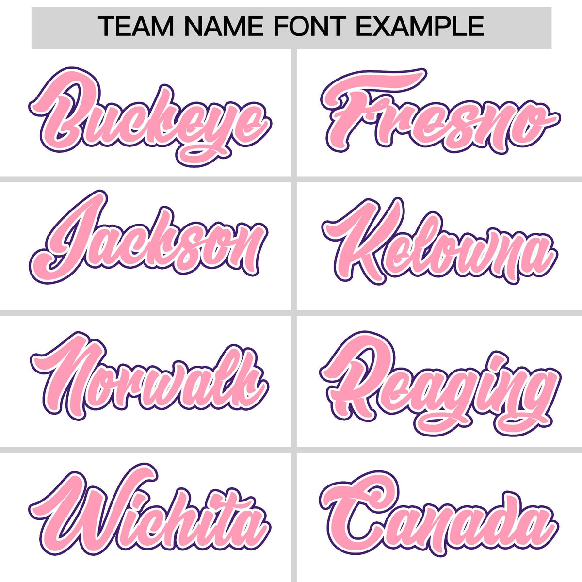 Custom White Light Pink Purple Classic Style Stitched Sports Uniform For Men Women Youth Personalized Quick Dry Baseball Jersey| KXKSHOP